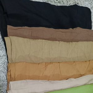 PLUS SIZE CHALLIS WIDE LEG PANTS