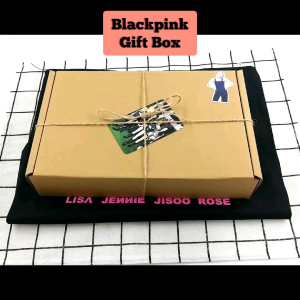 BLACKPINK PRESENT GIFT BOX Birthday Hadiah Kawan Jennie Jisoo Rose Lisa Pink Venom