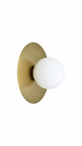 LikeLights Brushed bronze Wall / ceiling sconce for contemporary modern luxe classic vintage mid century decor - Entrance foyer light bathroom bedside lamp corridor living room feature statement balcony lighting