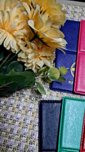 RFID HOLDER Hardbound Cowhide Material 2 Pocket Card Holder for Men