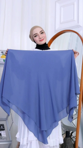 HAJENA JASMIN SQUARE HIJAB SEGI EMPAT 140x140 CERUTY PREMIUM JILBAB INSTAN KERUDUNG SYAR\"I