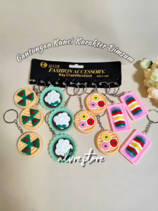 Gantungan Kunci Karakter Kue Dimsum - Ganci Aksesoris Souvenir Impor KeyChains