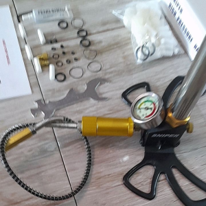 pompa pcp import murah. pompa pcp kaki lipat 6000psi. high pressure hand pump. pompa pcp promo