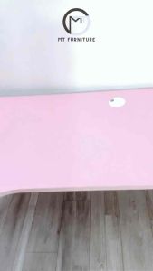 Bàn bệt  BBH gấp gọn gaming màu hồng chân KZ cực xinh. Size 120x60cm
