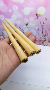 empu craft sedotan once pipa kayu kemuning gading 15cm A486