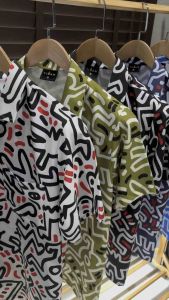 Titan ลายเส้นกรมมั่งคั่ง เสื้อฮาวายวินเทจ ผ้านุ่มใส่สบาย ผ้าไม่ต้องรีด ลายที่ต้องมีติดตู้