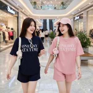set bộ đùi freesize in chữ chất liệu cotton tăm lạnh dáng thể thao năng động