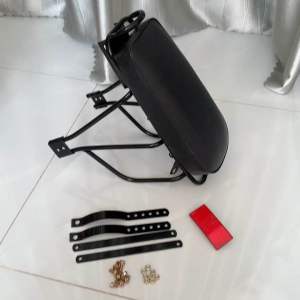 Combo Baga và Nệm yên sau xe đạp chống nước ( dùng cho mọi loại xe địa hình có thanh điều chỉnh size )