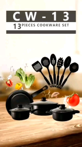 Panci Set Ekonomis Anti Lengket 13 Pcs Happyelephant CW-13