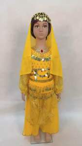 READY STOCK Kids Children Indian Costume Arabian Belly Dance Costume Movie Character Jasmine Bollywood Concert Costume