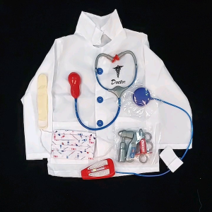 READY STOCK Cosplay Kids Role-play Doctor Occupation Career Ambitions Front-liner Costume Hari Kerjaya
