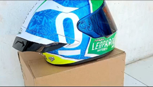 Helm Full Face KBR TT Course: Paket Ganteng Spoiler TTC & SNI