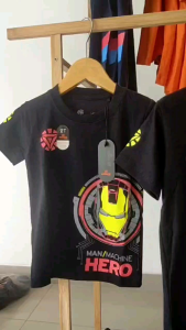 Kozzo kids Azkazki-azka / atasan baju anak laki-laki / kaos branded anak laki-laki / kaos karakter superhero anak laki-laki/ kaos superhero iron man / kaos murah anak laki-laki