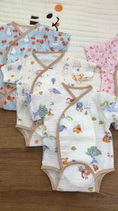 B05 ชุดบอดี้สูทผ้าดูด ชุดผ้าแปะเด็กแรกเกิด ชุดผ้าดูด บอดี้สูทเด็ก