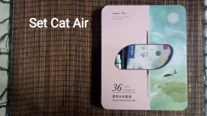 Cat  36 Warna Lengkap Dengan Kuas  dan Kertas Cat Air Mewah  Produk Impor China Peralatan Melukis Peralatan Menggambar