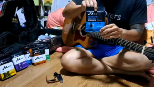 สายกีต้าร์โปร่ง Most ยกชุด 6 เส้น เสียงดีความยืดหยุ่นของสายสูงไม่ตึงมือ