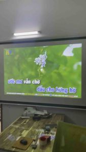 Bộ máy chiếu giải trí hàng lướt Nhật Canon LV-WX320