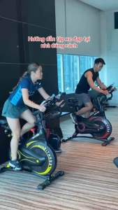 Xe đạp tập thể dục FITNESS KHÁNG TỪ GH_508 {Cảm biến nhịp tim có kệ để Ipad/đt Yên xe siêu mềm và thoáng khí} _ Sejan