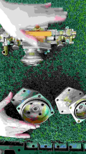 E33 GX35 หัวปั๊มพ่นยาพร้อมถ้วยครัช ห้องเกียร์ฝาครอบถ้วยครัช GX35 411 767 260 ครัชใหญ่ ครัชเล็ก ปั๊มพ่นยา เครื่องพ่นยา GX35-91 / E33-138