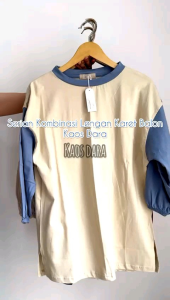 KAOS DARA TANGAN BALON/DARA OVERSIZE KARET BALON/KAOS DARA ORI