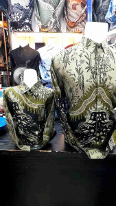 Batik Katun Premium & Batik Couple Ayah & Anak Lengan Panjang