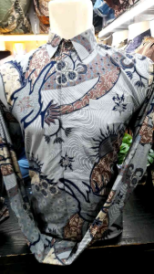 batik couple ayah dan anak//batik premium lengan panjang moderen