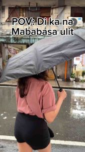 Minimalist UV Protection Folding Umbrella Automatic 3-Fold UV Sun & Rain Umbrella Compact & Durable