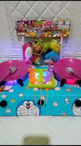 Mainan Masak-Masakan 3 Tungku Kompor Nyala Lampu LED