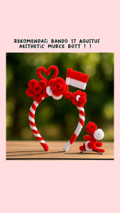 BANDANA ANAK MERAH PUTIH/BANDANA ANAK 17 AGUSTUS