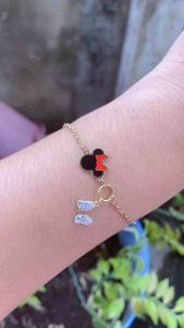 Gelang Tangan Rantai Pita Gold Cantik Cxb2802