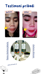 BUNDLING NIGHT CREAM & DAY CREAM CLARIVERA WHITENING PEMUTIH