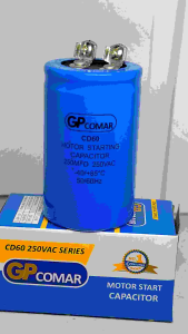 Starting capacitor 250uf 250v socket type |  water pump parts