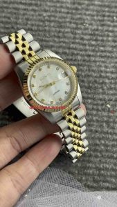 [Original] BNB10550-3157 (32mm) Bonia Elegance Sapphire Womens Watch with Mother of Pearl Dial Two Tone Gold and Silver Stainless Steel Bracelet | Official Warranty