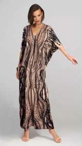 MARADA Resort Dress | Viper | เดรสยาว เนื้อผ้า Rayon พิมพ์ลายสวยงาม