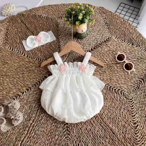 (3-12kg) Body Ren Nhật Trắng 2 Dây NHÍM XÙ KIDS Cho Bé Gái Sơ Sinh Đầy Tháng Thôi Nôi Sinh Nhật B103