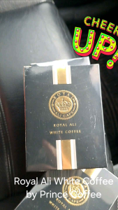 ROYAL ALI WHITE COFFEE 6 sachet x 13g instant Coffee mix