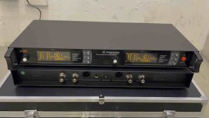 Mic Sennheiser SKM-9000 4 Antena Mic Sennheiser skm9000 Wireless + Hardcase besi