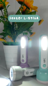 Senter LUBY emergency 5 watt L-8916A senter tangan recharger