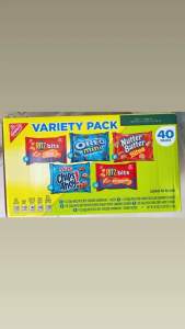 Nguyên thùng 40 gói bánh quy Nabisco Variety Pack Mỹ.