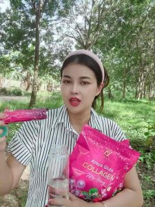 อารยา กลูต้า คอลลาเจน มิกซ์เบอรี่ ‼️1แถม1‼️ และ 1ห่อ Araya Gluta Collagen Mixberry บำรุงผิว สายสายตา กระดูกผมเล็บ