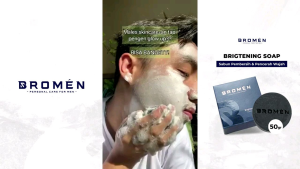 BROMEN BUNDLE 2 PCS BRIGHTENING SOAP Sabun Cuci Muka Pencerah Pemutih Kulit Wajah Pria Kusam Berminyak Berjerawat