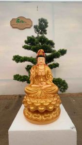 [HCM]Tượng Phật bà Quan Âm /A di đà ngồi 30cm | Tượng Phật Hoa Tiên