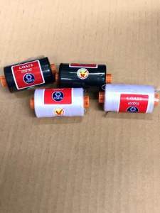 Set 2 ống chỉ loại tốt hiệu Coats Astra cuộn dài 900m