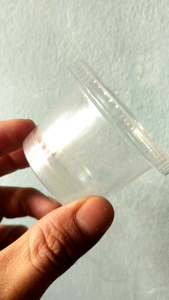 Gelas / Tutup Ice Cream Jelly Puding 65ml Bening