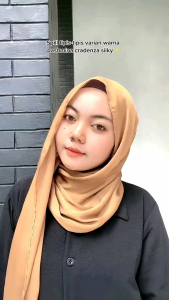Pashmina Cradenza Silky Premium/Hijab Pasmina Silky Polos Premium/Pashmina Kekinian 2023