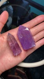 [NATURAL STONE] Trụ đá thạch anh tím - Amethyst Natural Purple Crystal Healing - Đá thanh tẩy @gocdoquyen (Góc Đỗ Quyên shop)