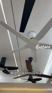 ALPHA VANNUS IRIZ LED / Non LED 56/40 inches DC Motor Ceiling Fan with Remote Control