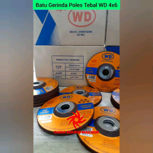 Batu Gerinda Poles Tebal WD 4x6 / Batu Gurinda Poles WD 4 inch