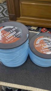150 Mét Cước Cắt Cỏ Vuông Trơn MITSUYAMA 30-35-40 mm [ Xanh Ngọc ]