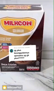 PROMO Milkcowplus Paket 1kg Isi 2box Susu Penambah Berat Badan Ampuh untuk Anak dan Dewasa